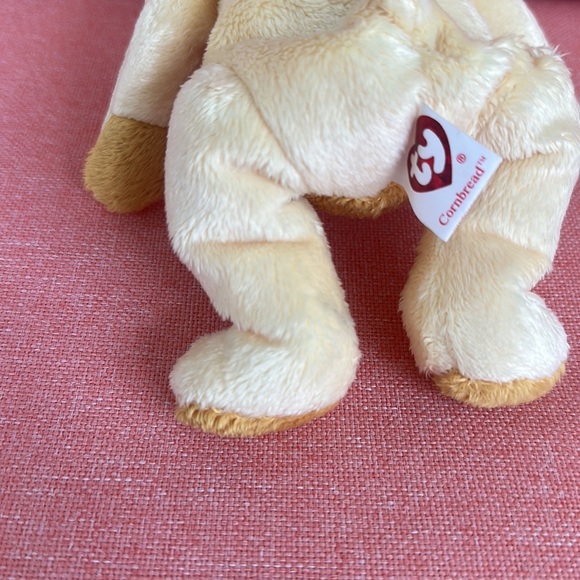 2003 Cracker Barrel Country Store Ty Official Beanie Baby Bear Cornbread South - Picture 3 of 4